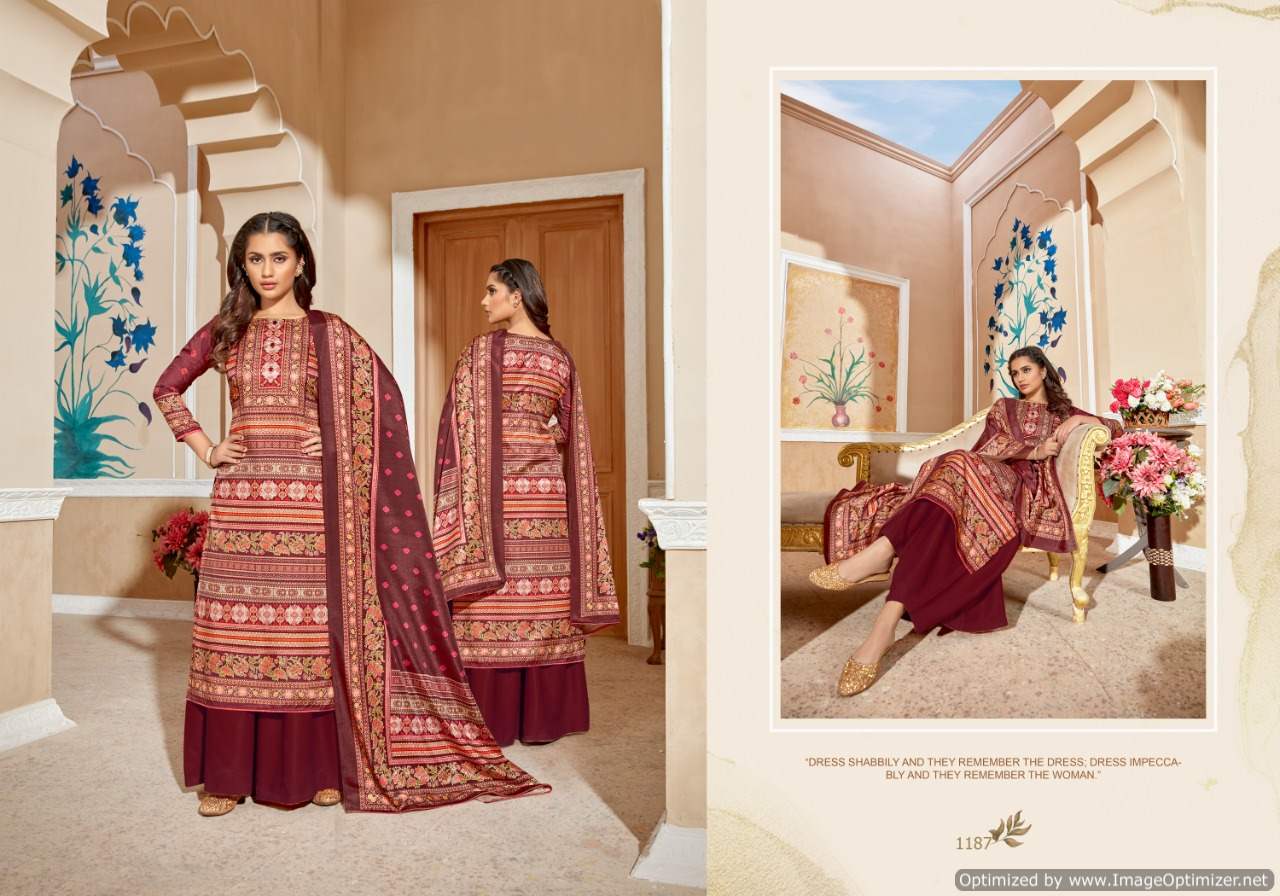 Bipson Elegance 1186 To 1189 Designer Fancy Ethnic Wear Tussar Silk Ready Made Dress Collection